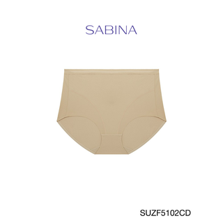 Sabina กางเกงชั้นใน ทรงเต็มตัว เก็บพุง Magic fit (ทรง Half Waist) รุ่น Panty Zone รหัส SUZF5102CD สีเนื้อเข้ม