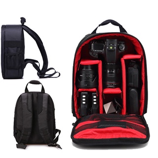 Waterproof DSLR SLR Camera Soft Case Bags Backpack Rucksack For Canon Nikon Sony