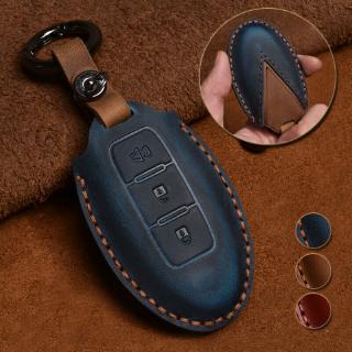 เคสหนังแท้ สำหรับกุญแจรีโมตรถยนต์ Nissan Infiniti 3 4 ปุ่ม