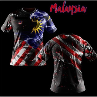 เสื้อกีฬาแขนสั้น ลายทีม merdeka 2022