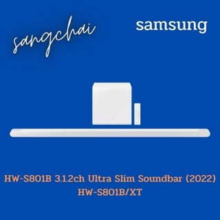 Samsung HW-S801B 3.1.2ch Ultra Slim Soundbar (2022) รุ่น HW-S801B/XT (สีขาว)