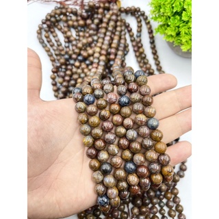 Natural Multi Color Pietersite Stone Beads Strand 8mm 10 mm 12 mm Round Bead 42 cm long strand available