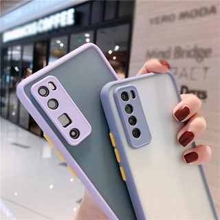 เคสโทรศัพท์ ขอบสีผิวด้าน กันกระแทก Samsung Galaxy A03s A02s A02 A50 A30 A20 A10 A50s A30s A20s A01 A10s กันกล้อง