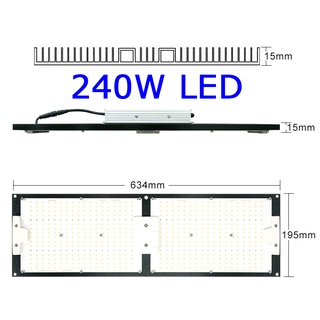 ไฟปลูกต้น 240W Samsung LM281b LED Grow Light ไฟปลุกต้นไม้