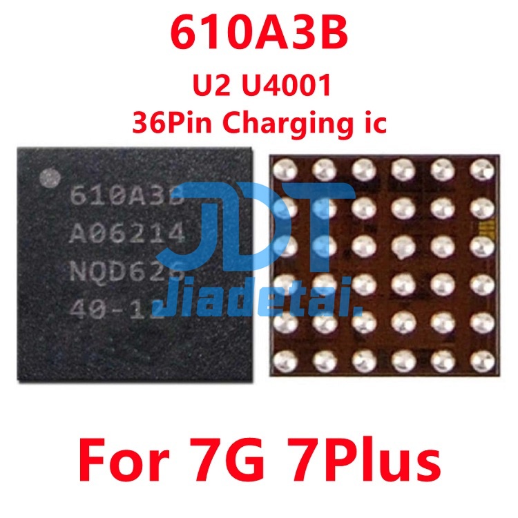1 ชิ้น/ล็อต 610A3B สําหรับโทรศัพท์ iP 7 Plus 7P 7G 1610A3B U2 USB ชาร์จ ic Charger ic ชิป U4001 BGA 36Pin บน Board Ball อะไหล่ซ่อม