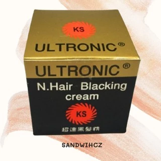 Ultronic Hair Blacking Cream ครีมแต่งผมดำอูลโทนิค ครีมเปลี่ยนสีผม อูลโทรนิค 28กรัม