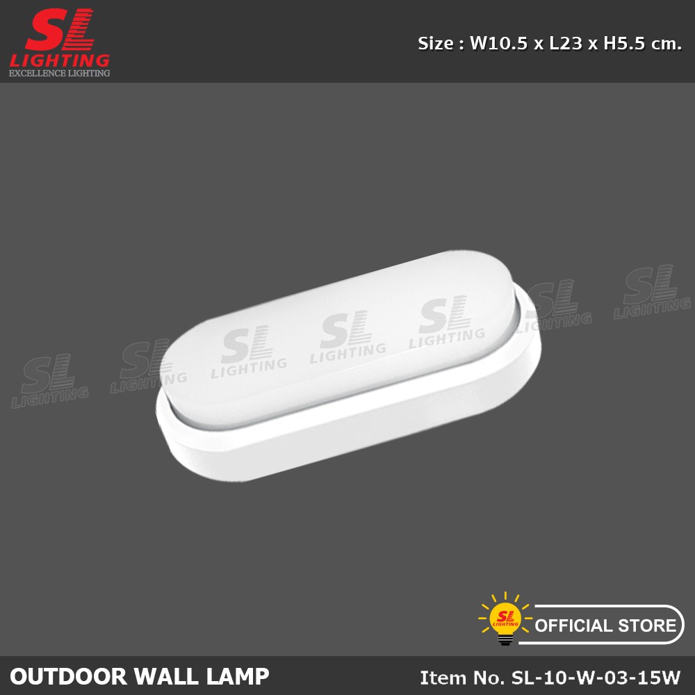 ลดสูงสุด70% SL LIGHTING | Outdoor Wall Lamp โคมไฟติดผนังภายนอก LED สไตล์คลาสิค รุ่น SL-10-B-02-03-04 - รูปที่ 5