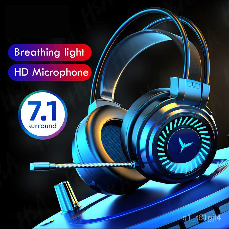 2021【Gaming Headphones】Noise Cancelling Headphones with mic Over Ear