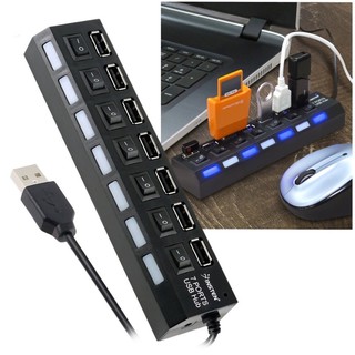 USB Hub 2.0 แบบ 7 Port High Speed