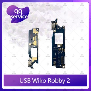 USB Wiko Robby 2/robby2 อะไหล่สายแพรตูดชาร์จ แพรก้นชาร์จ Charging Connector Port Flex Cable（ได้1ชิ้นค่ะ) QQ service