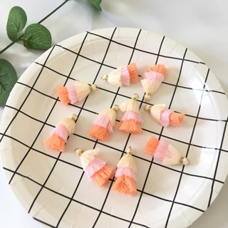 พู่ตกแต่งสีพลาสเทล🌸 (D.I.Y.)