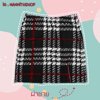 ♥️ Mini Skirt 🖤  กระโปรงสั้น ลายสก๊อต📮พร้อมส่ง