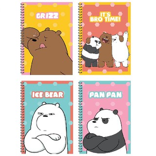 WE BARE BEARS สมุดริมลวดB5 #WBB2024