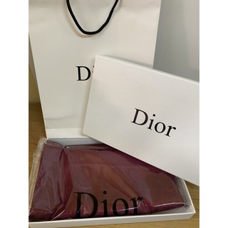 ผ้าพันคอ ผ้าคุมไหล่ Dior สีแดง 70*180 CM ( มีกล่อง+ถุงกระดาษ ) D-205