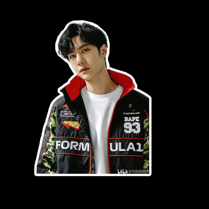 สติ๊กเกอร์ สติ๊กเกอร์ไดคัท สติ๊กเกอร์กันน้ำ สติ๊กเกอร์ติดรถ สติ๊กเกอร์ดารา หวังอี้ป๋อ Wang Yibo