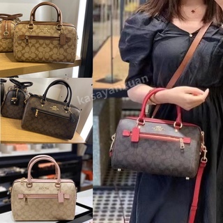 USA outlet สินค้าพรีออเดอร์ กระเป๋าถือ Coach / F83607/ กระเป๋าถือ /กระเป๋าถือสุภาพสตรี / กระเป๋าหมอนบอสตัน