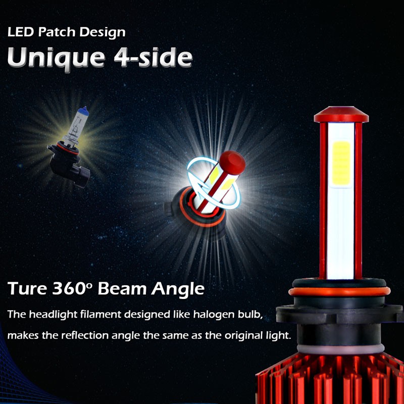 R7 40W 4000LM รถ LED HEADLIGHT หลอดไฟหัวหลอดไฟ IP65 9005 9006 H4 H7 H11