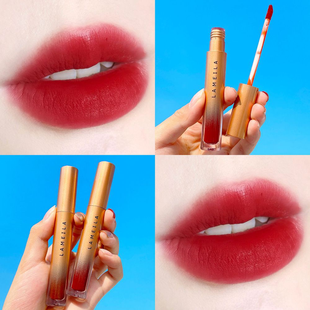 ลิปสติก สีสวย ติดทน ลิปสติกแท้แบรนด์ 6 สี