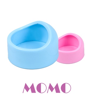 MOMO ที่ให้อาหารแฮมเตอร์(HBF03)พลาสติกหนา ชามอาหารแฮมเตอร์  Hamster Plastic Bowl Petaholic Pet Shop