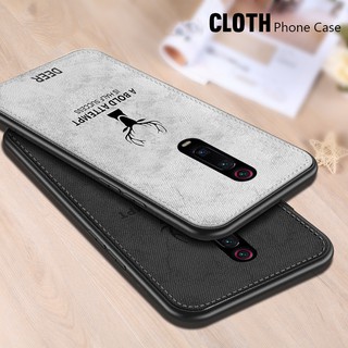 เคสโทรศัพท์ผ้าหนังเคสโทรศัพท์มือถือพิมพ์ลาย Deer 3D สําหรับ Samsung Galaxy A70 A50s A30s A50 A30 A20 A40 M20 matte cloth soft phone case