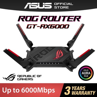 ASUS ROG Rapture (GT-AX6000) WiFi 6 Gaming Router Dual-Band Wireless Dual 2.5G Ports 2.0Ghz Quad Core CPU ROG RAPTURE