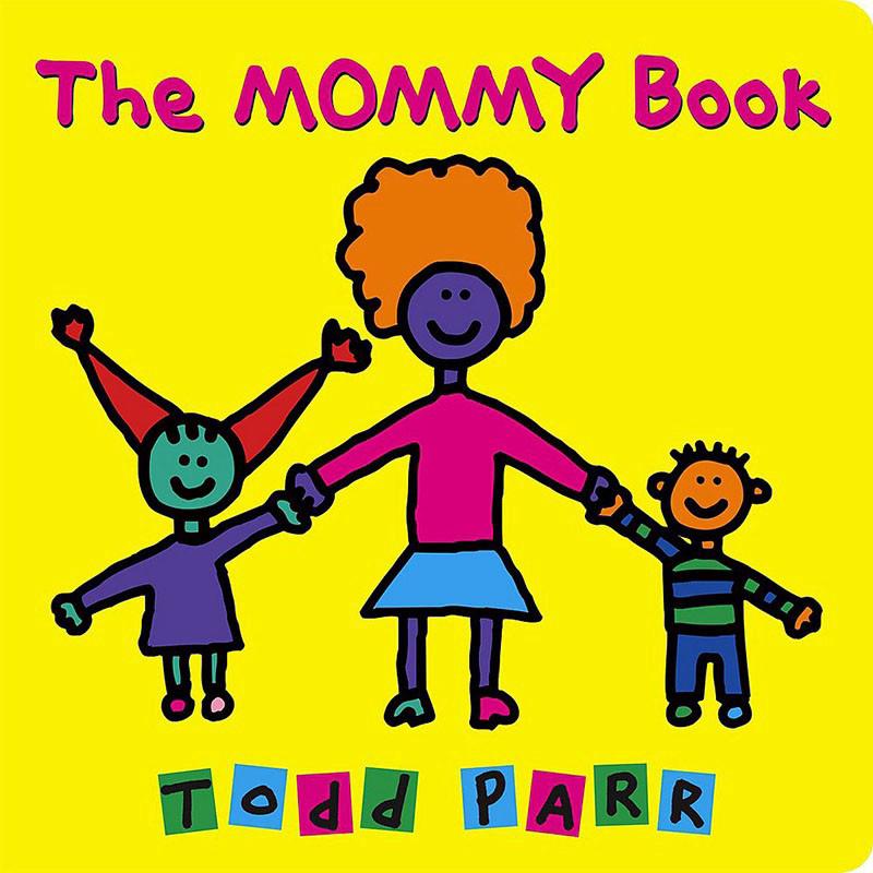 หนังสือภาษาอังกฤษสำหรับเด็ก The Mommy Book Educational English Board Picture Book Kids