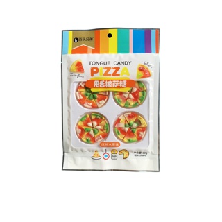 แคนดี้ pizza candy ลูกอมตัดหลากสี【ถุงละ 60กรัม】