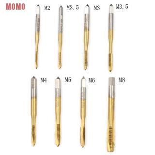 MOMO ต๊าปสกรูเกลียว HSS ขนาด M2, M2.5, M3, M3.5, M4, M5, M6, M8