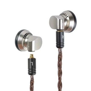 Yincrow RW-1000 In Ear Metal Flat Head Earbuds Carbon fiber titanium crystal Diaphragm Earphone