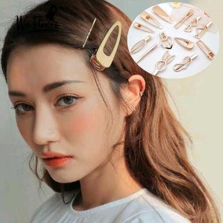 We Flower Hollow Metal Hair Clips For Women Girls Geometric Hairpins Hairgrip Barrette Hair Accessories