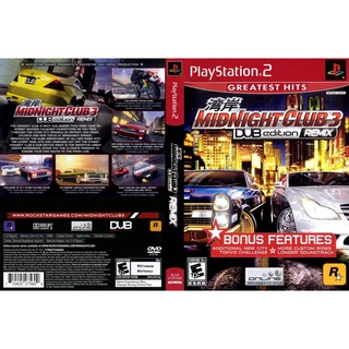 แผ่นเกมส์ PS2 Midnight Club 3 - DUB Edition Remix   คุณภาพ ส่งไว (DVD)