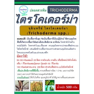 ไตรโคเดอร์ม่า ป้องกันรากเน่าโคนเน่า ขนาด 500 กรัม