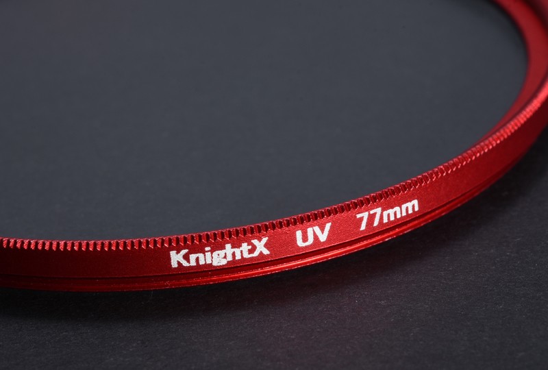 Knightx แว่นตากรองแสง UV เลนส์สีแดง 49 มม. 52 มม. 55 มม. 58 มม. 62 มม. 67 มม. 72 มม. 77 มม.