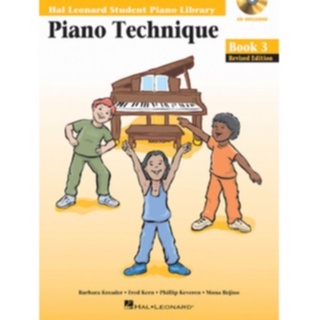 หนังสือเรียนเปียโน PIANO TECHNIQUE BOOK 3 BOOK/ENHANCED CD PACK Hal Leonard Student Piano Library