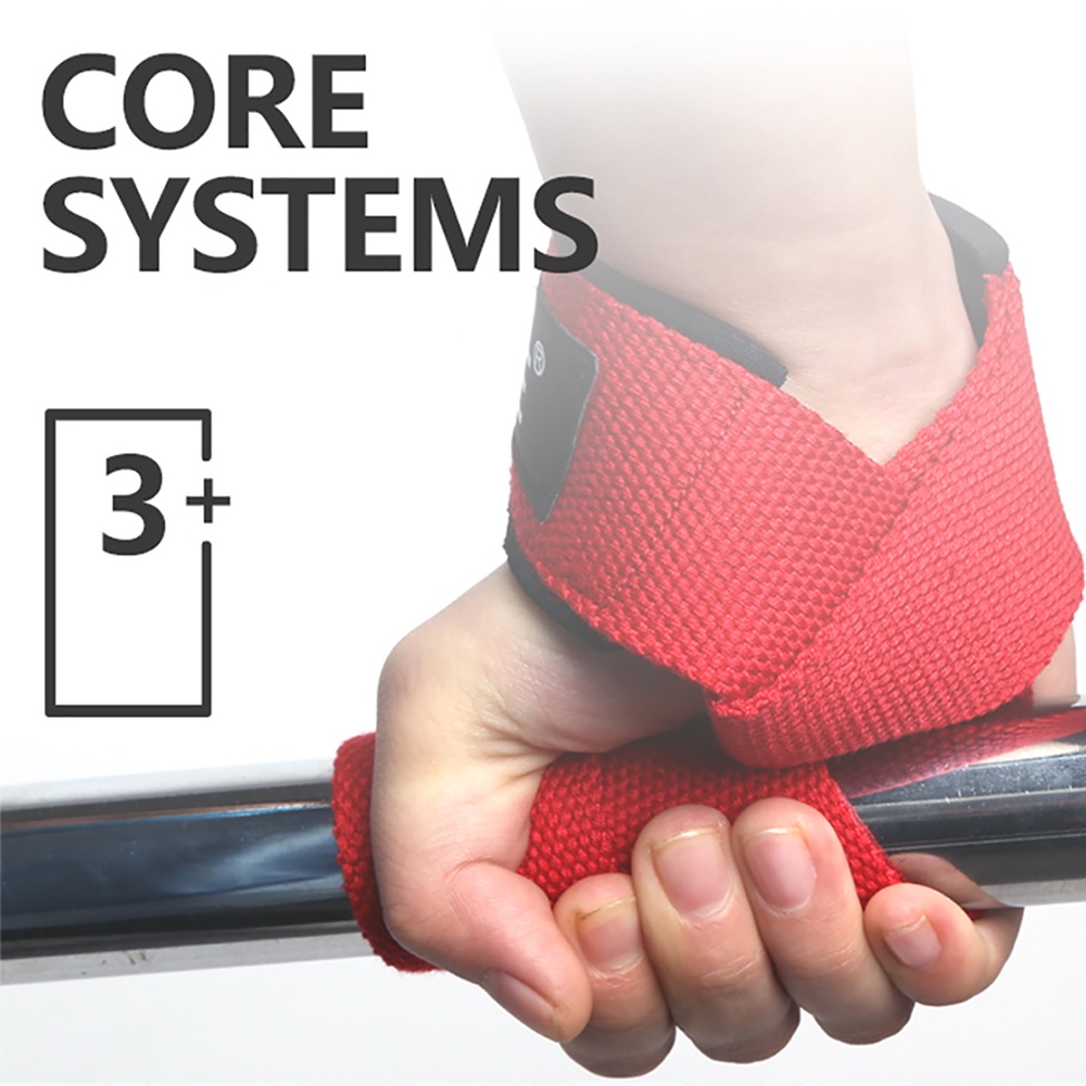 WINMAX 2 ชิ้นยกน้ําหนักยิมกันลื่นสายรัดข้อมือกีฬายกน้ําหนักรองรับข้อมือ Crossfit มือจับฟิตเนสเพาะกาย — صورة 7