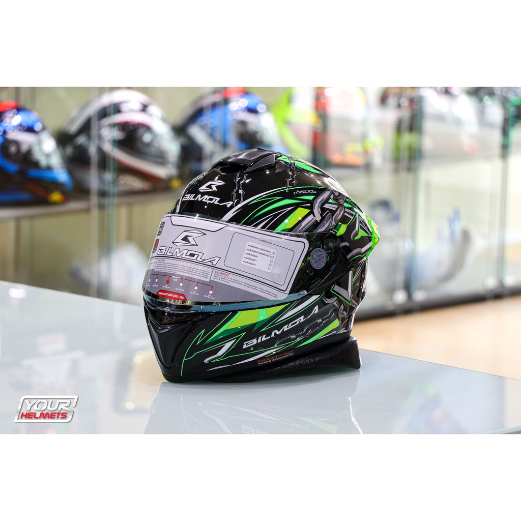 หมวกกันน็อค BILMOLA HELMETS NEX NINJA GREEN