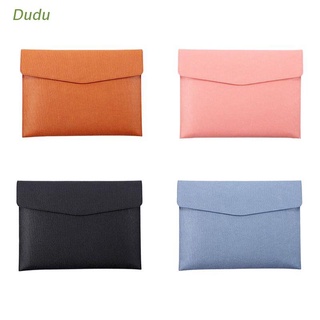 Dudu Waterproof Leather A4 Business Briefcase File Folder Document Paper Organizer