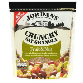 อาหารเช้าซีเรียลJordans Crunchy Granola Fruit &amp; Nut 750g