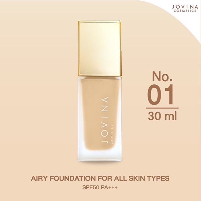 รองพื้น Jovina no01 30ml แท้100%