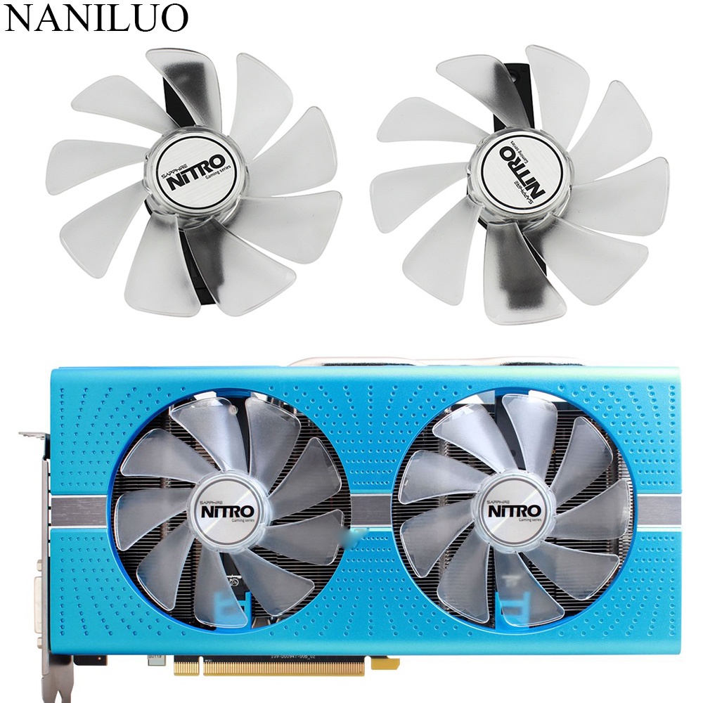 CF1015H12D FD10015M12D RX 590 580 480 470 570 GPU Cooler พัดลมสําหรับ Sapphire RX470 RX590 RX580 RX4