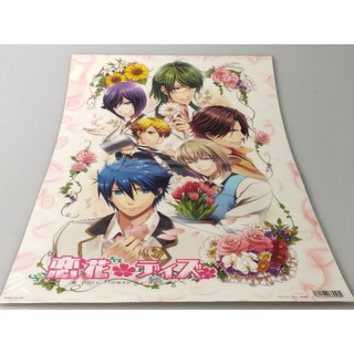 Clear Poster Anime  Pure Flower Garden(29.7×42cm.)A3