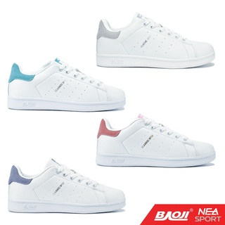 [ลิขสิทธิ์แท้] BAOJI 317A Stan Court Style II  รองเท้าผ้าใบ บาโอจิ ผู้หญิง รุ่นฮิต