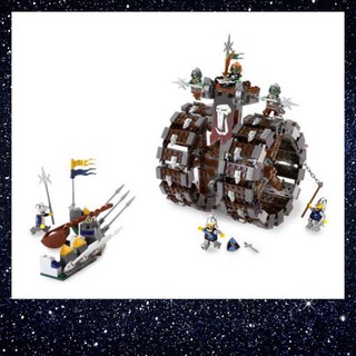 [มือ 2 ของแท้ สภาพดี] LEGO 7041 (year 2008): Castle Fantasy Era - Troll Battle Wheel / ไม่มีกล่อง