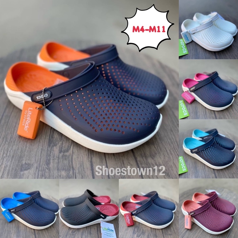 Crocs LiteRide Clog แท้หิ้วนอก ถูกกว่าshop Crocs Literide Clog Original100%Unisex Basic Crocs shoesส