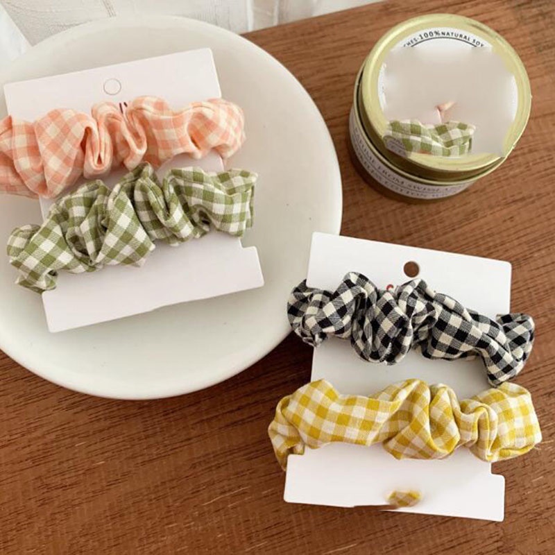 Babyhug Rubber Bands & Scrunchies Sets Pack of 10 - Green & Yellow