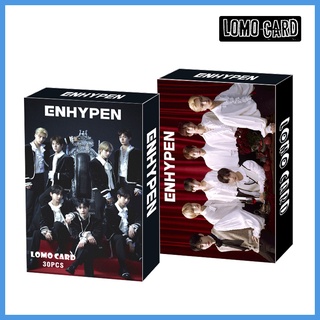 ENHYPEN Album LOMO Card Photocard Fans Collectibles Paper Card 30 ชิ้น / กล่อง