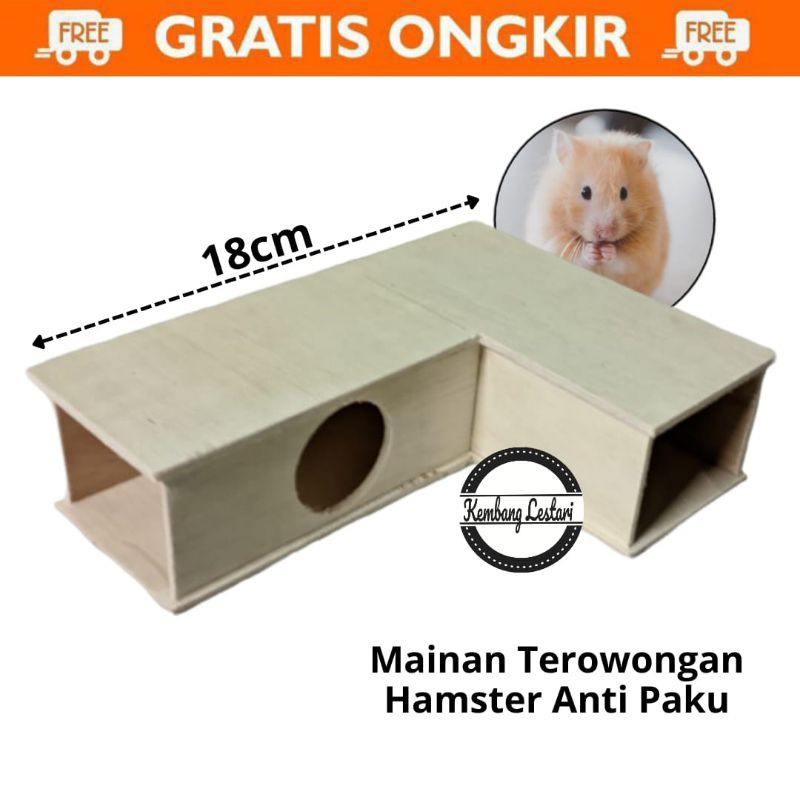 L-SHAPED HAMSTER TUNNEL HAMSTER ของเล่น HAMSTER TUNNEL