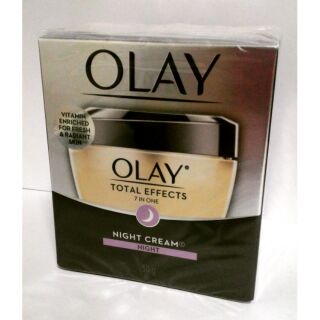 🔥โปร🔥ไนท์ครีม 50ml Olay Total Effects 7in1 Night Cream