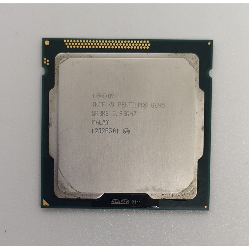 Intel มือสอง® เพนติอุส® G620 / G645 / G2010 / G2020 / G2030 โปรเซสเซอร์ CPU / LGA1155 / 2 Core 2 ด้า