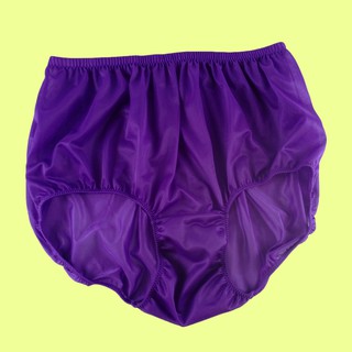 Light Purple High Waist Briefs Panties Silky Soft Nylon Panty Men Underwear Women Knickers Fashion Lingerie